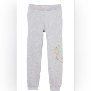 ***NWT BOYS LARGE "TRUERLGN" HEATHER GRAY MULTICOLOR RAINING JOGGERS